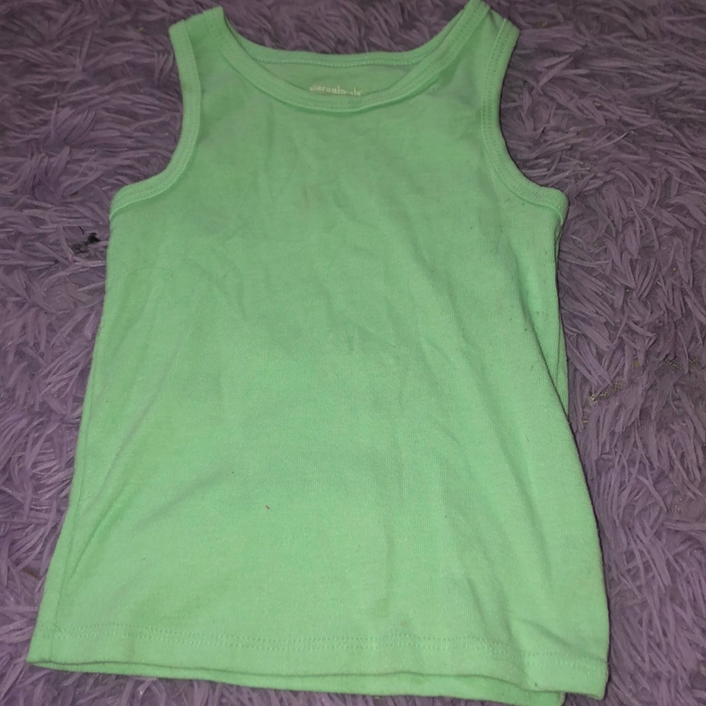 Green tank top
